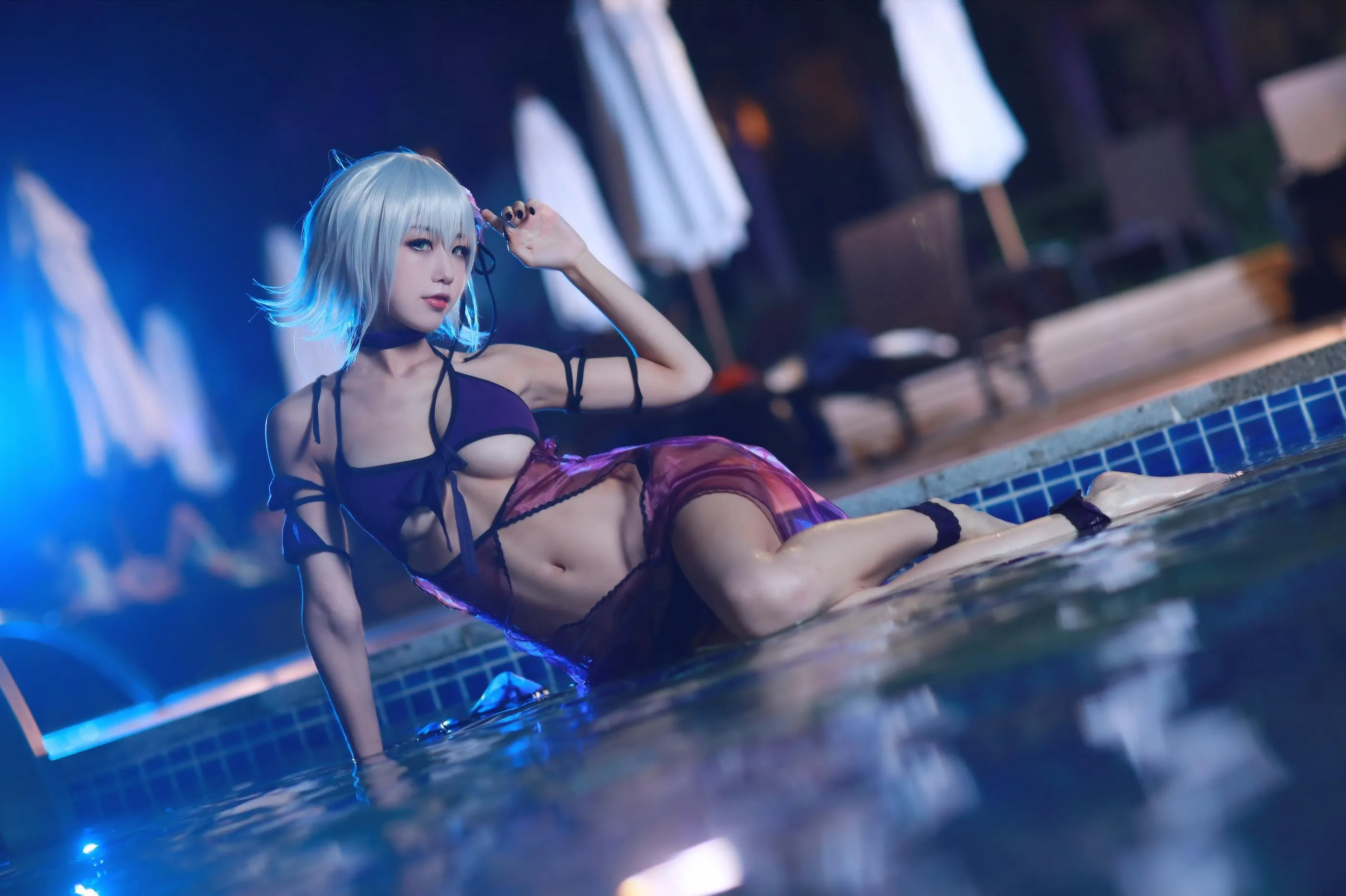 水淼Aqua – NO.70 贞德泳装 [41P]插图6